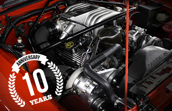 Celebrating 10th year of supercharger production.