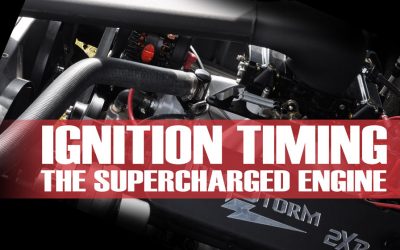 Ignition timing and the supercharged engine.